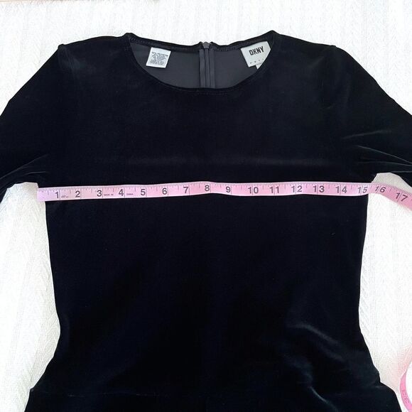 VTG DKNY Velvet Long Sleeve Jumpsuit - Picture 4 of 11